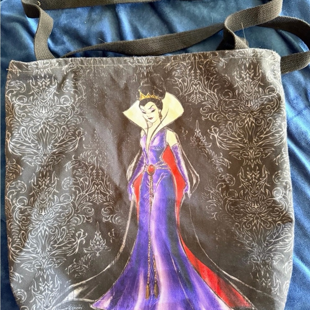 Disney Evil Queen Tote Bag - Black, Purple, and Red